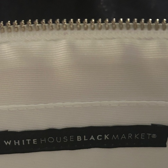 WHBM White/Purple/Green & Metal Studs Wristlet - Picture 2 of 5